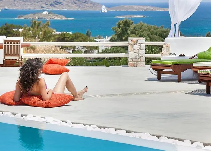 Luxury Paros 1 Bedroom Divine Sea Wonderful Sea Views & Great 别墅